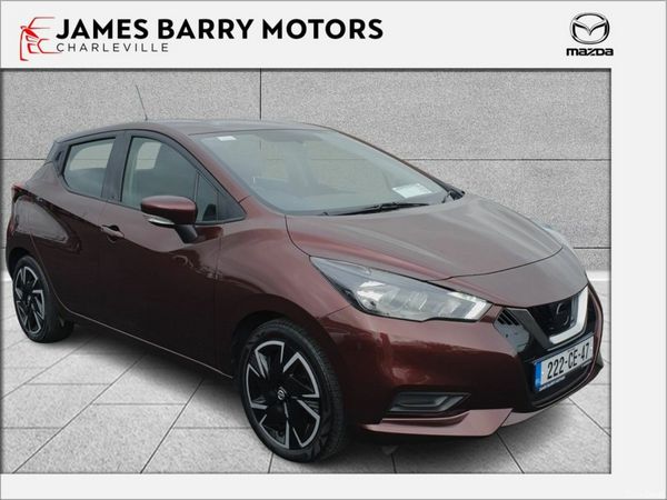 Nissan Micra Hatchback, Petrol, 2022, Red
