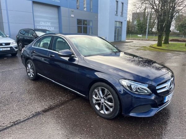 Mercedes-Benz C-Class Saloon, Petrol, 2017, Blue