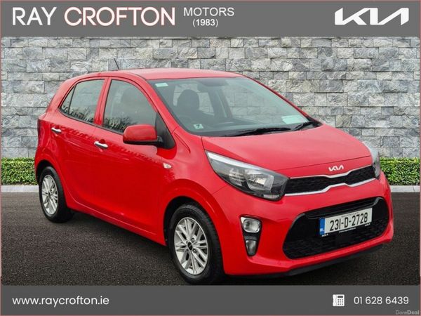 Kia Picanto Hatchback, Petrol, 2023, Red
