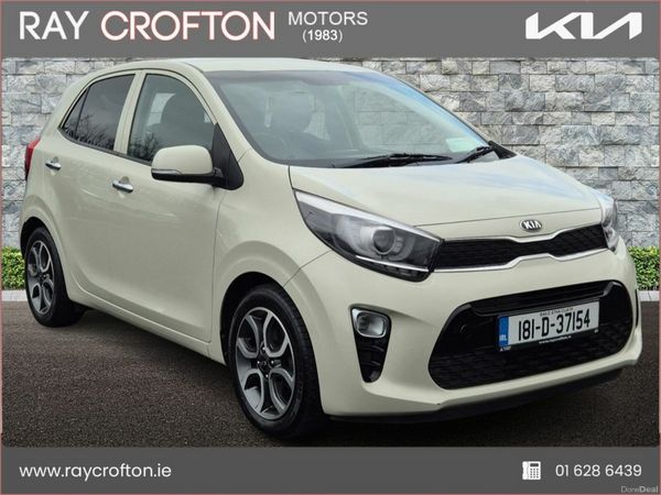 Kia Picanto Hatchback, Petrol, 2018, Yellow