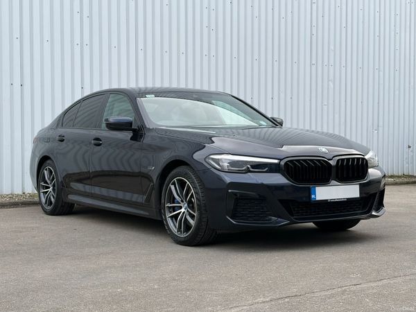 BMW 5-Series Saloon, Petrol Plug-in Hybrid, 2022, Black
