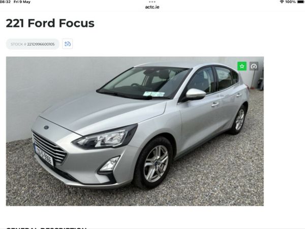 Ford Focus Hatchback, Diesel, 2022, Silver