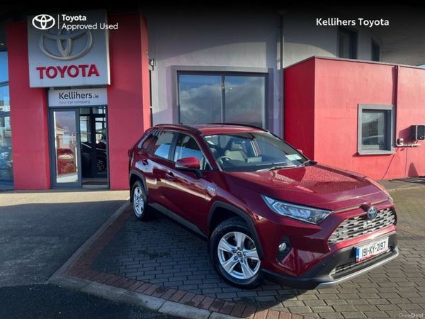 Toyota RAV4 SUV, Petrol Hybrid, 2019, Red