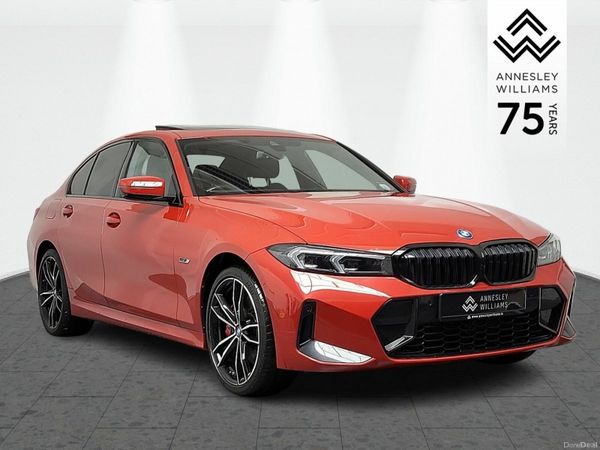 BMW 3-Series Saloon, Petrol Plug-in Hybrid, 2024, Red