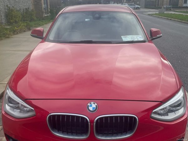 BMW 1-Series Hatchback, Petrol, 2014, Red