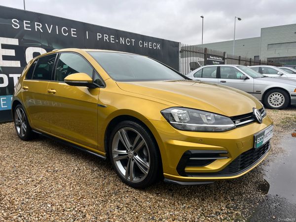 Volkswagen Golf Hatchback, Petrol, 2018, Yellow