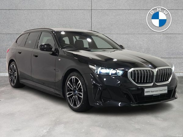 BMW 5-Series Estate, Petrol Plug-in Hybrid, 2025, Black