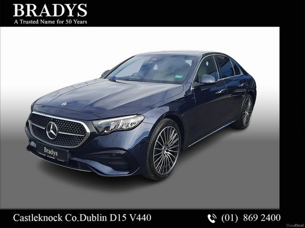 Mercedes-Benz E-Class Saloon, Diesel Plug-in Hybrid, 2026, Blue