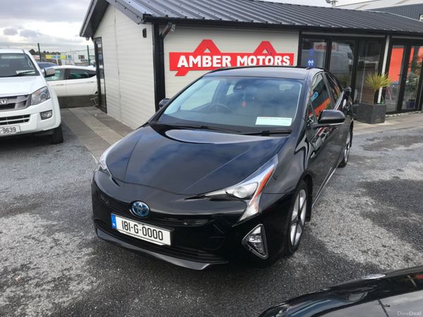 Toyota Prius Hatchback, Petrol Hybrid, 2018, Black