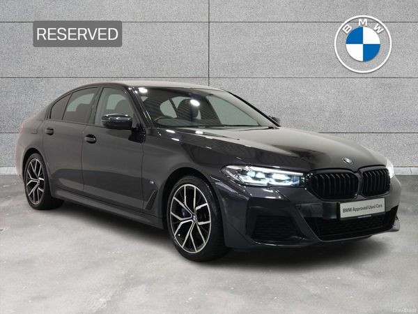 BMW 5-Series Saloon, Petrol Plug-in Hybrid, 2021, Grey