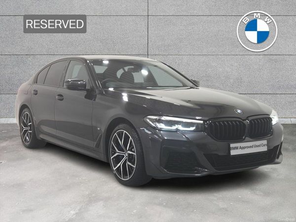 BMW 5-Series Saloon, Petrol Plug-in Hybrid, 2021, Grey
