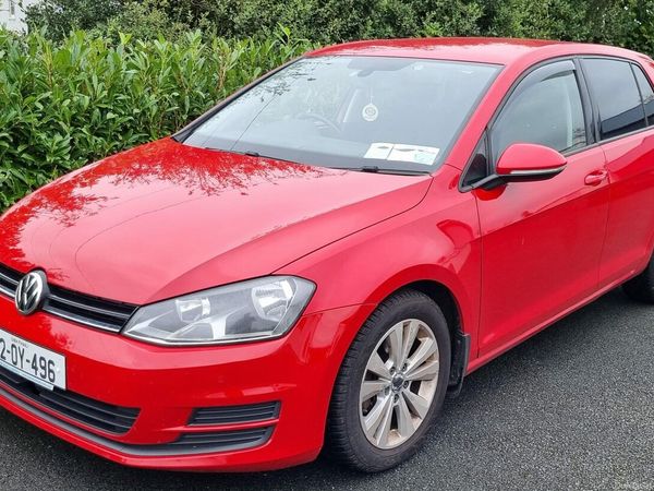 Volkswagen Golf Hatchback, Diesel, 2013, Red