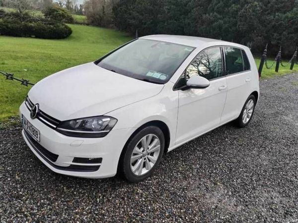 Volkswagen Golf Hatchback, Petrol, 2014, White