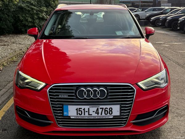 Audi A3 Hatchback, Petrol Plug-in Hybrid, 2015, Red