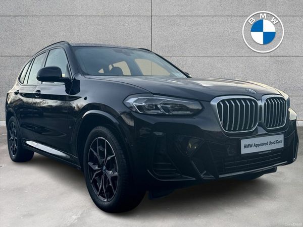 BMW X3 SUV, Petrol Plug-in Hybrid, 2024, Black