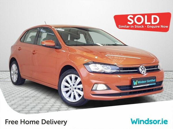 Volkswagen Polo Hatchback, Petrol, 2021, Orange