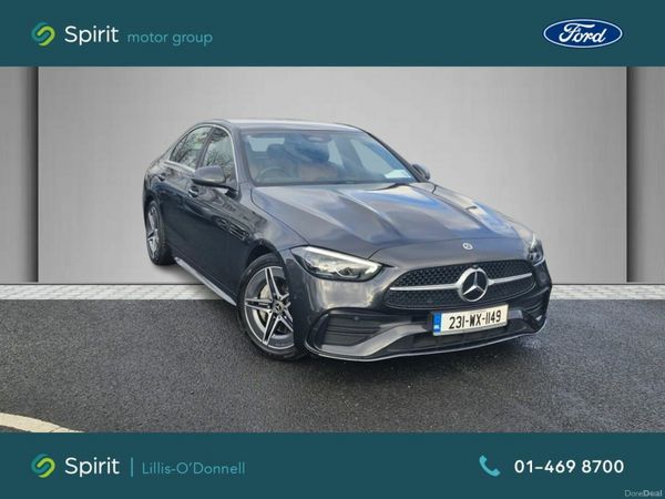 Mercedes-Benz C-Class Saloon, Diesel Hybrid, 2023, Grey