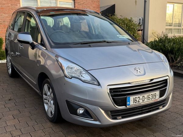 Peugeot 5008 MPV, Petrol, 2016, Grey