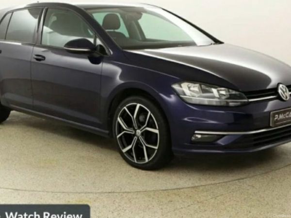 Volkswagen Golf Hatchback, Diesel, 2019, Blue