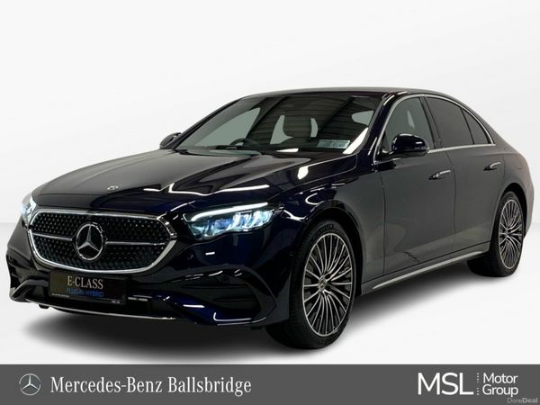 Mercedes-Benz E-Class Saloon, Petrol Plug-in Hybrid, 2026, Blue