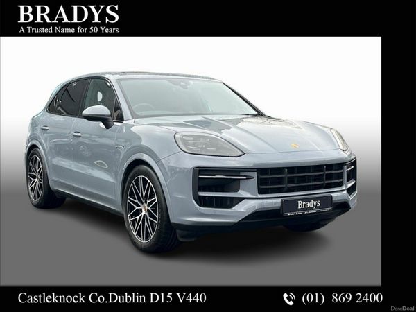 Porsche Cayenne SUV, Petrol Plug-in Hybrid, 2024, Grey