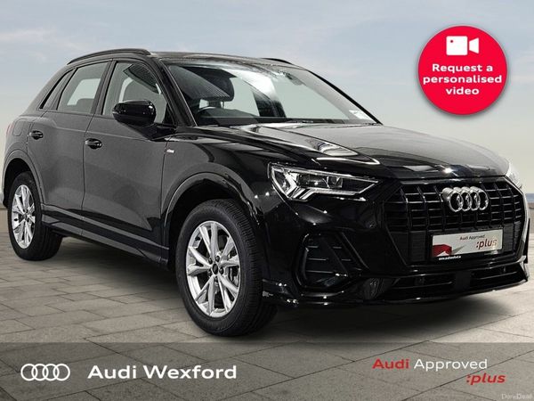 Audi Q3 SUV, Petrol Plug-in Hybrid, 2024, Black
