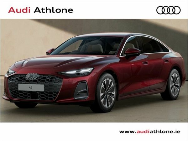 Audi A6 Saloon, Diesel Hybrid, 2026, Red