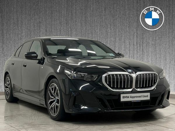 BMW 5-Series Saloon, Petrol Plug-in Hybrid, 2024, Black