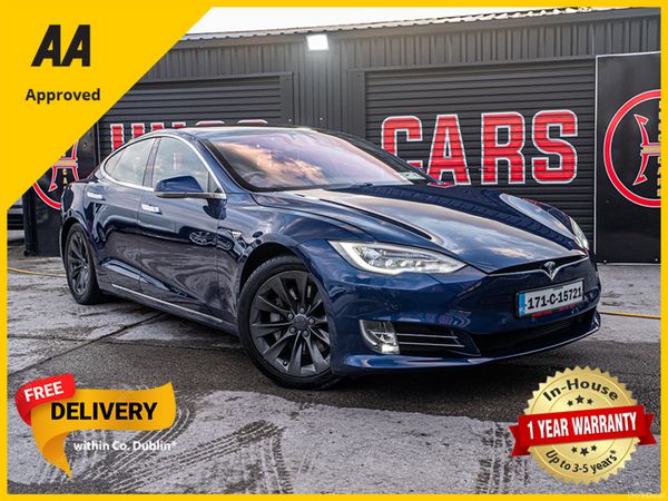 Tesla Model S Hatchback, Electric, 2017, Blue