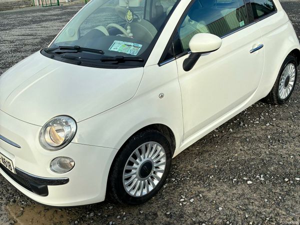 Fiat 500 Hatchback, Petrol, 2013, White