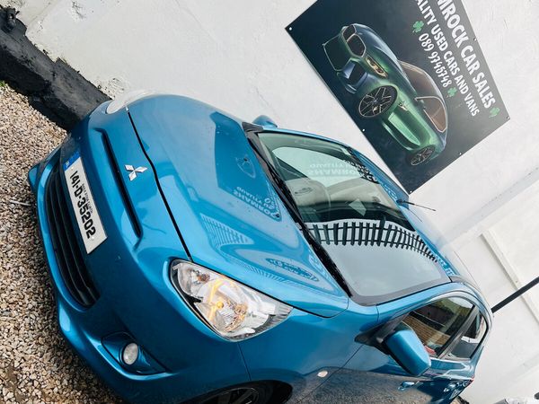 Mitsubishi Mirage Hatchback, Petrol, 2014, Blue