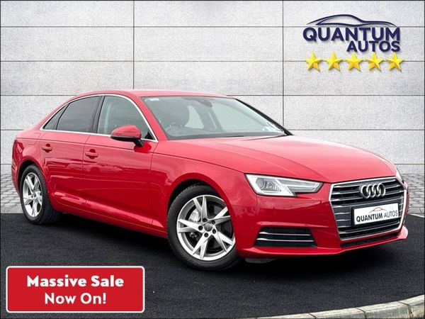 Audi A4 Saloon, Diesel, 2018, Red