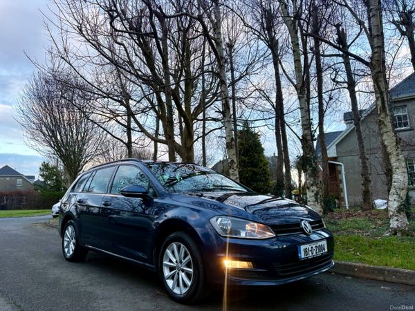 Volkswagen Golf Estate, Diesel, 2016, Blue