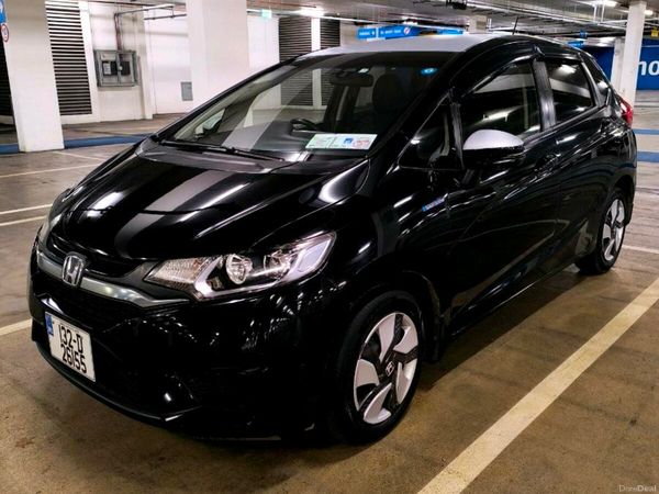 Honda Fit Hatchback, Petrol Hybrid, 2013, Black