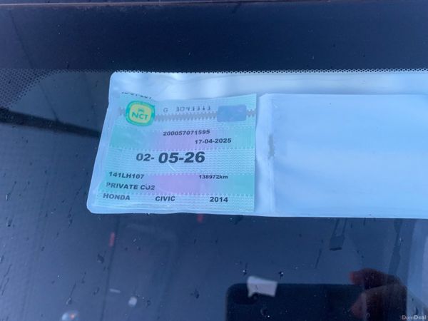 Honda Civic Hatchback, Petrol, 2014, Grey