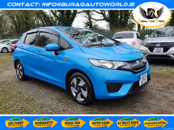 Honda Fit Hatchback, Petrol Hybrid, 2014, Blue