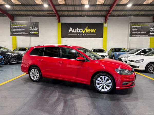 Volkswagen Golf Estate, Petrol, 2017, Red