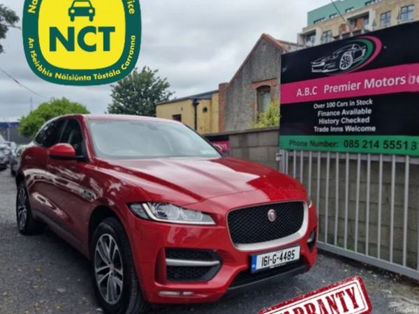 Jaguar F-Pace SUV, Diesel, 2016, Red
