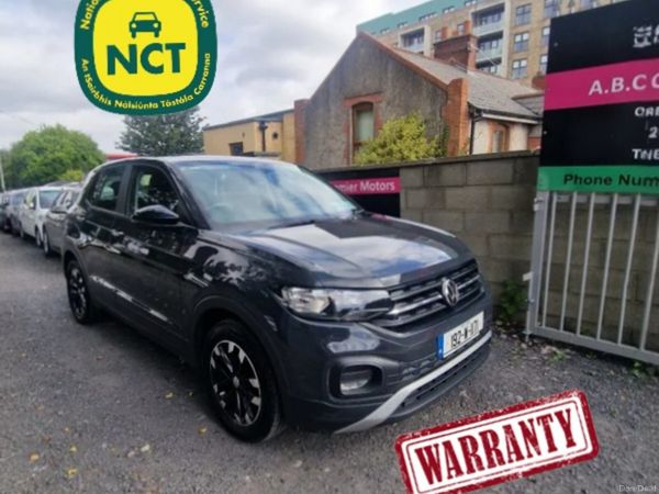 Volkswagen T-Cross Hatchback, Petrol, 2019, Grey