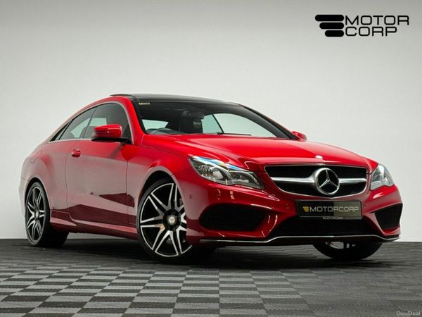 Mercedes-Benz E-Class Coupe, Diesel, 2015, Red