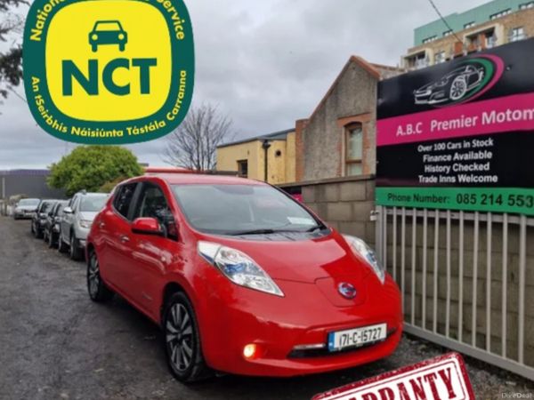 Nissan Leaf Hatchback, Electric, 2017, Red