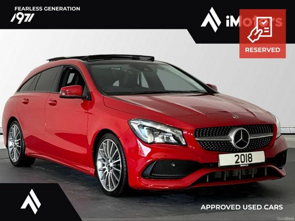 Mercedes-Benz CLA Estate, Petrol, 2018, Red