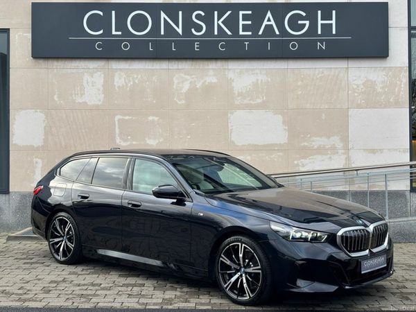 BMW 5-Series Estate, Petrol Plug-in Hybrid, 2025, Black