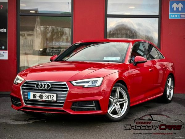 Audi A4 Saloon, Diesel, 2016, Red