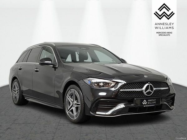 Mercedes-Benz C-Class Estate, Petrol Plug-in Hybrid, 2024, Black