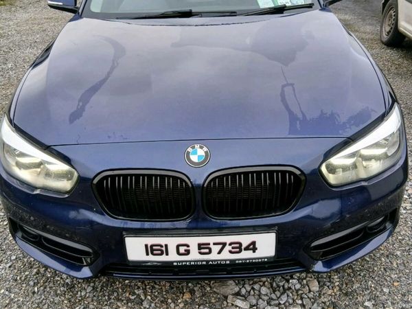 BMW 1-Series Hatchback, Diesel, 2016, Blue