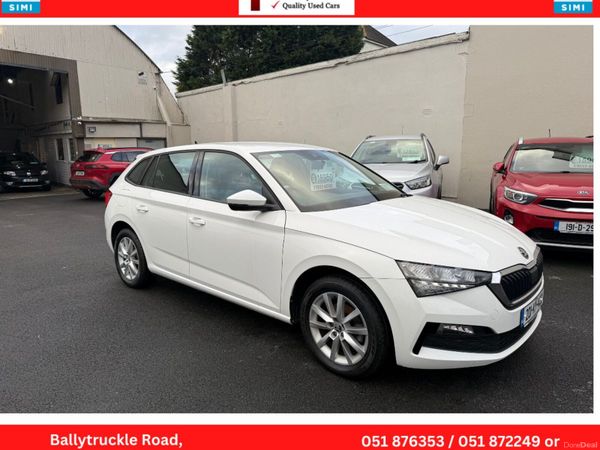 Skoda Scala Hatchback, Petrol, 2020, White
