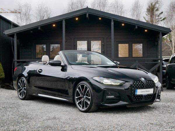 BMW 4-Series Convertible, Diesel Hybrid, 2022, Black