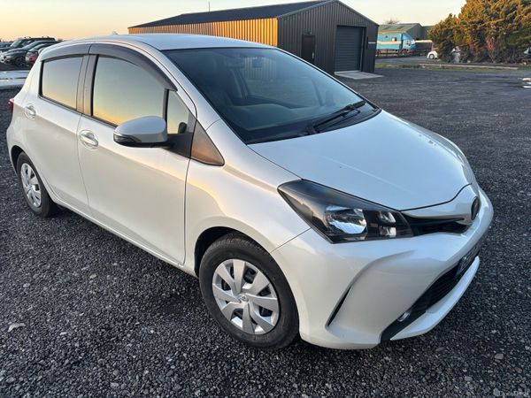 Toyota Vitz Hatchback, Petrol, 2015, White