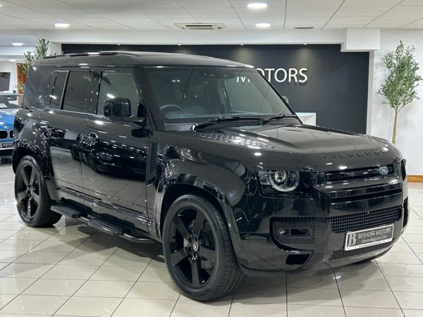 Land Rover Defender Estate, Petrol Plug-in Hybrid, 2024, Black